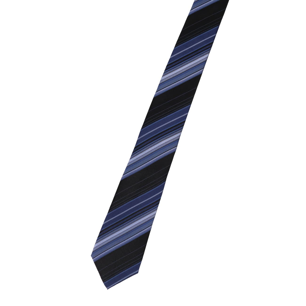 Stripe Silk Slim Tie - Image 2