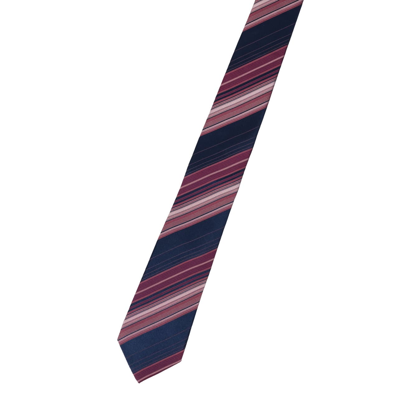 Stripe Silk Slim Tie - Image 8