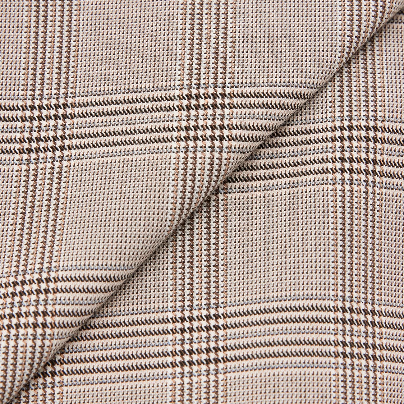 Check Straight Pants - Gray Beige - Image 10