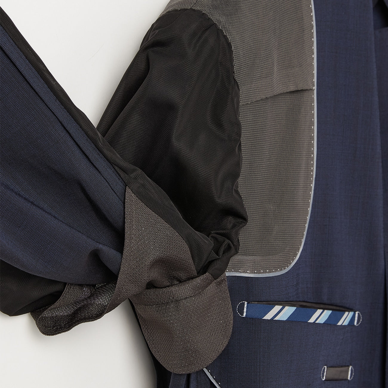 High-breathability Cool Touch Heat Block Suit with Side Adjuster - Navy - Image 9