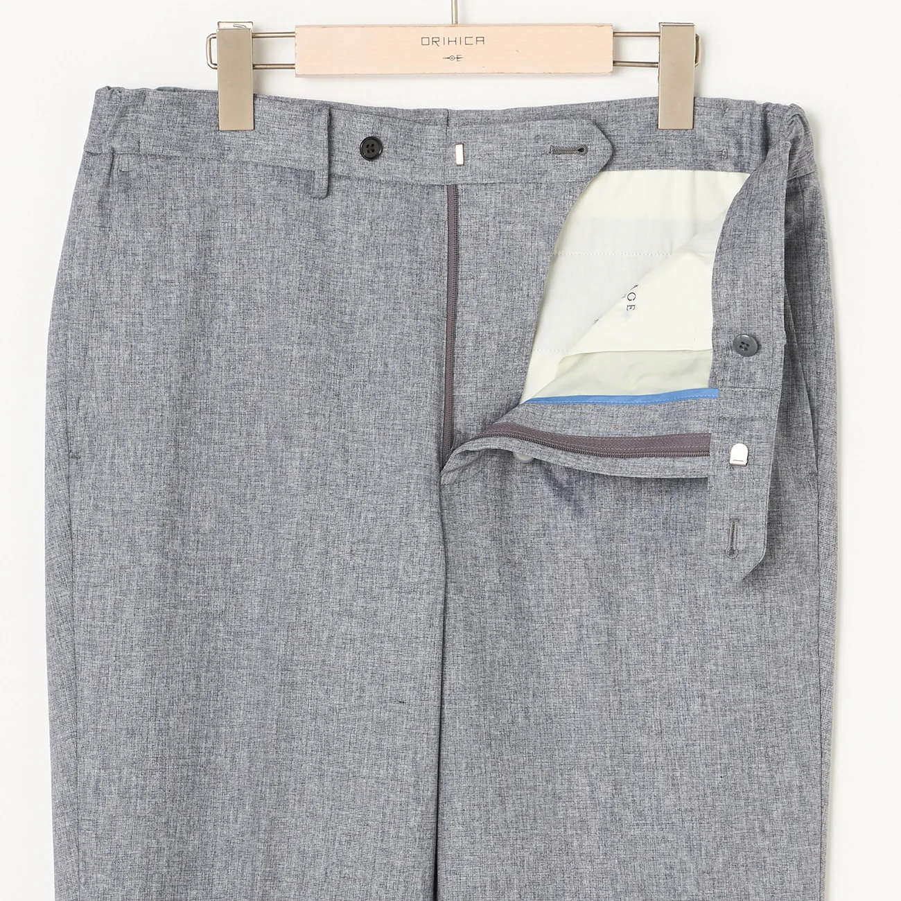 THE THIRD SUITS Washable Stretch Wool-Like Pants - Light Gray - Image 2