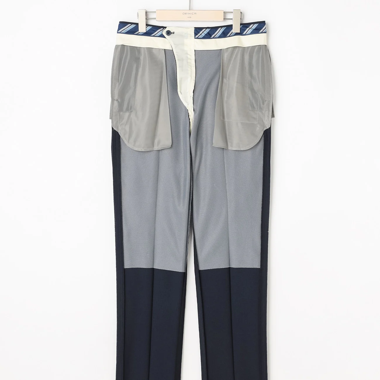 Super Cool High-breathability Check Pants - Navy - Image 6