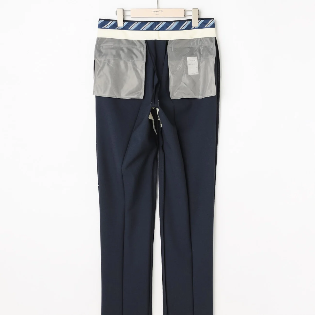 Super Cool High-breathability Check Pants - Navy - Image 7