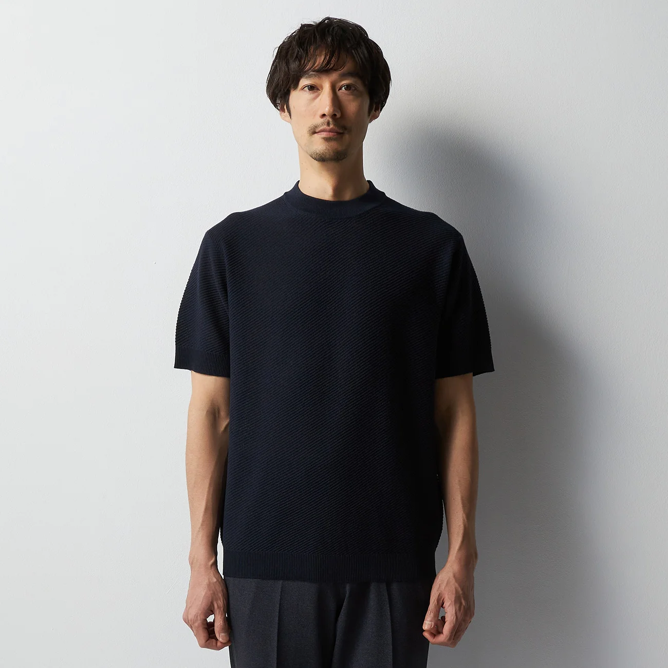 Linen Blend Kersey Knit T-Shirt - Image 3