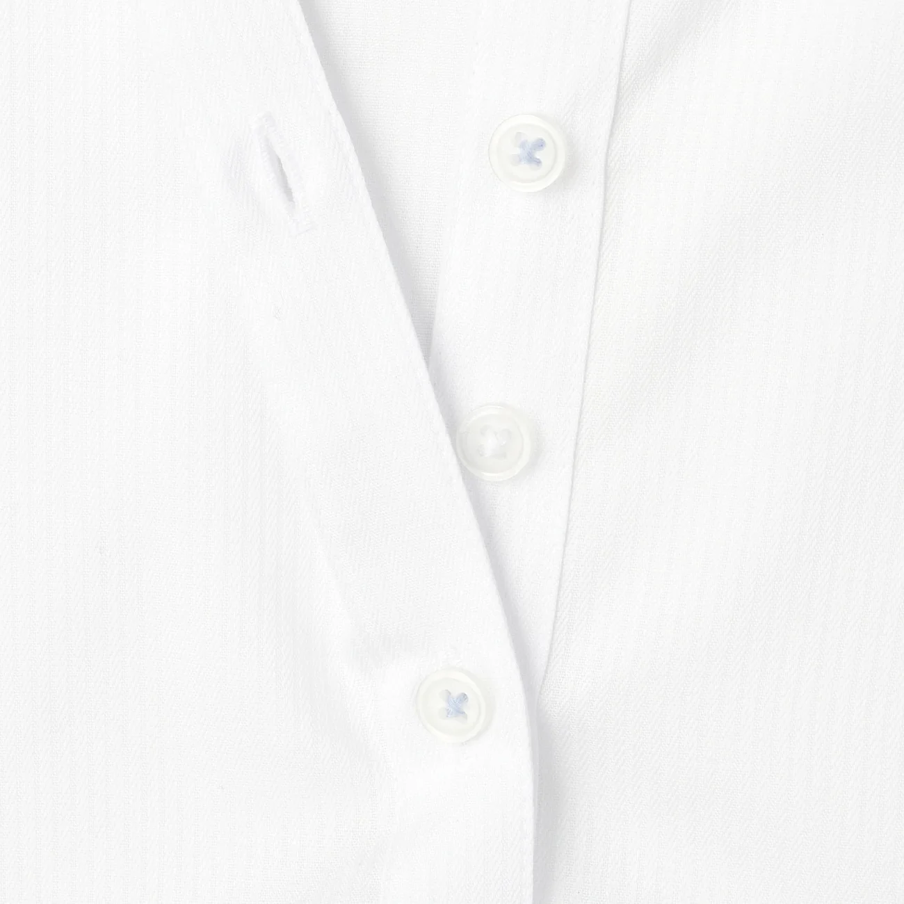 Women's Super Non-Iron Cotton Short Sleeve Shirt - White - Image 12